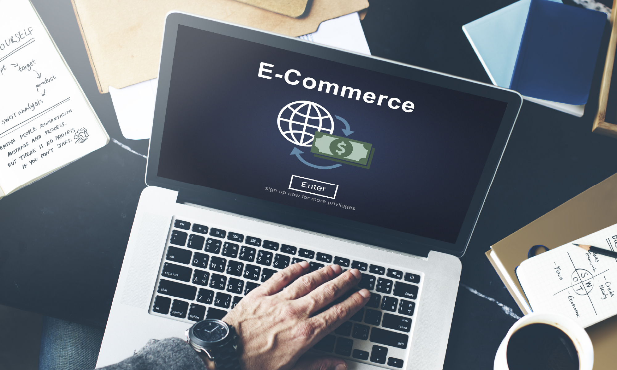 How can B2B companies leverage e-commerce capabilities?